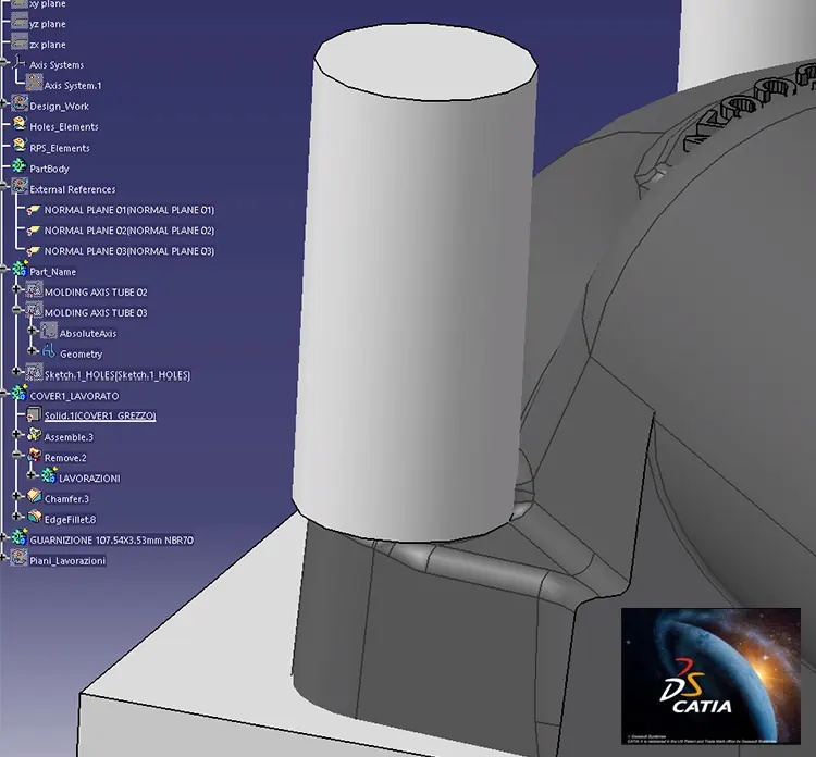 catia 5, part design, surface design, drawing