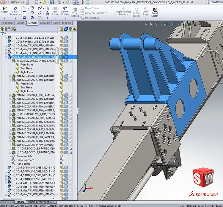 solid works, part design, drawing